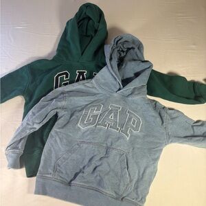 GAP Boys Hoodies in Light Blue & Heather Gray Size 5 Kids